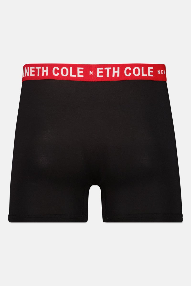 Kenneth Cole Men 2 Pack Brand Logo Trunks, Multicolor - Image 3